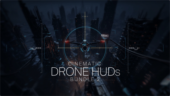 Videohive Drone Hud UIs – Bundle 2