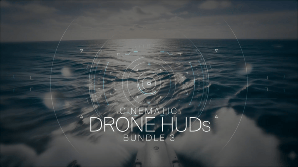 Videohive Drone Hud UIs – Bundle 3