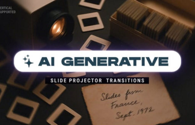 Videohive AI Generative Slide Projector Transitions | Vertical | Premiere Pro