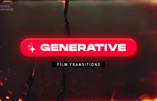 Videohive Generative Film Transitions | Vertical | Premiere Pro