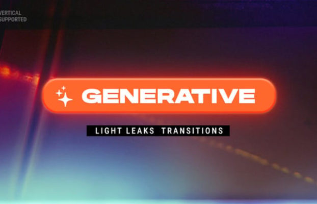 Videohive Generative Light Leaks Transitions | Vertical | Premiere Pro
