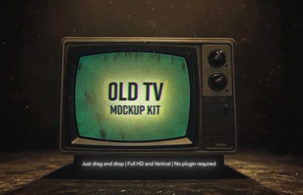 Videohive Old TV Mockup Kit