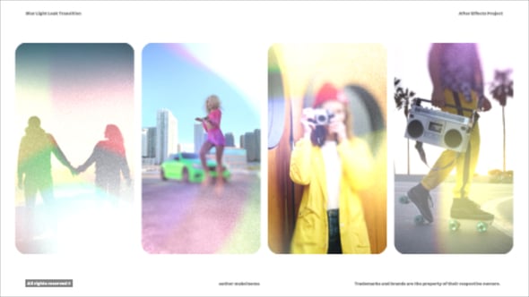 Videohive Blur Transition – Light Leak Transition