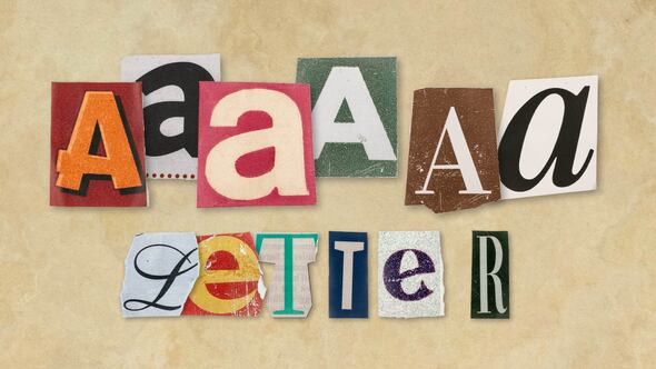 Videohive Ransom Letters – A Letters