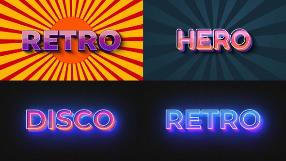 Videohive Text Effect – Retro Style 02