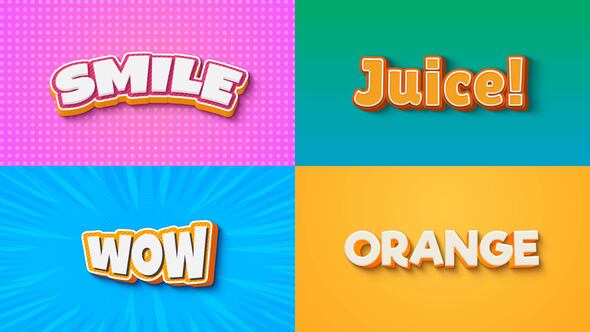 Videohive Text Effect – 3D Style 06