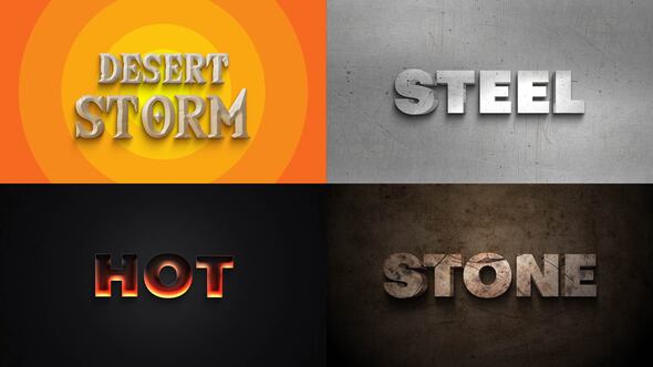 Videohive Text Effect – Action Style 01