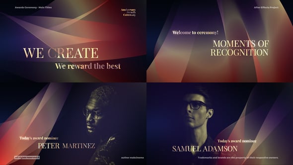 Videohive Awards Ceremony – Main Titles