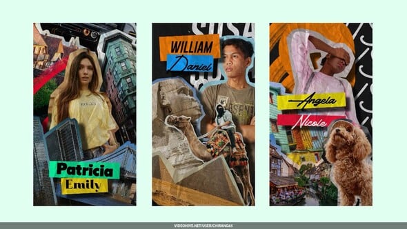 Videohive Photo Collage Stories