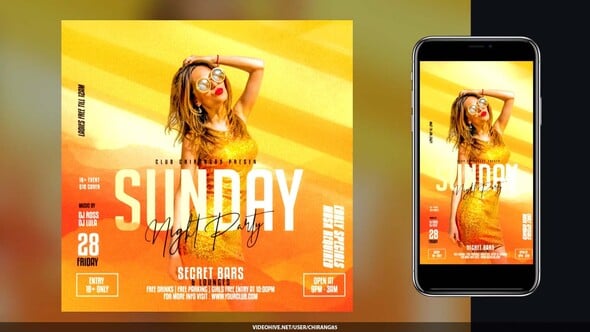 Videohive Night Club Flyer v28