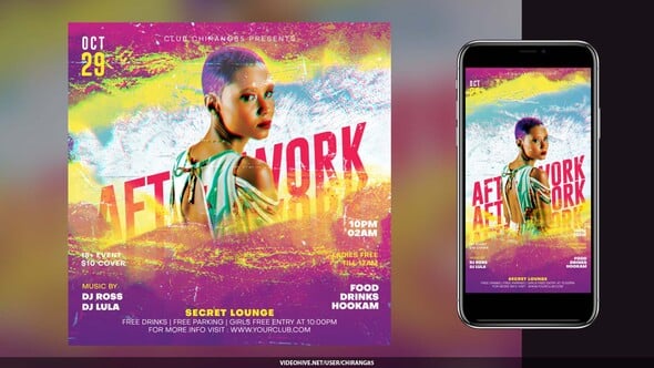 Videohive Night Club Flyer v24