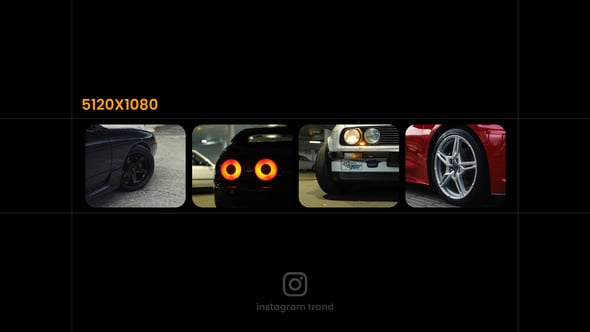 Videohive Instagram Trandy Opener | 5120×1080