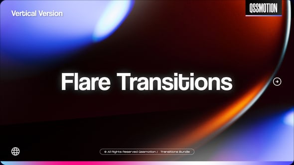 Videohive Vertical Lens Flare Transitions