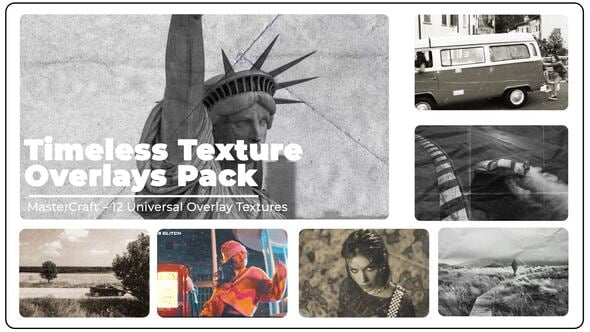 Videohive Timeless Texture Overlays Pack