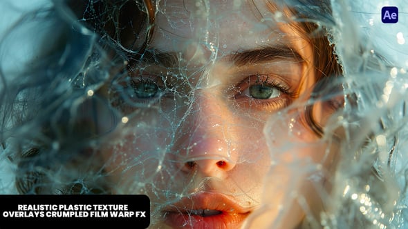 Videohive Realistic Plastic Texture Overlays – Crumpled Film Warp FX