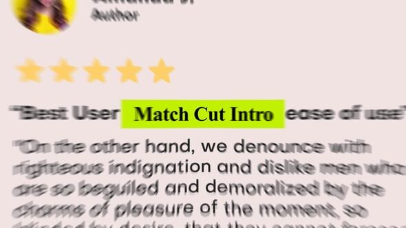 Videohive Horizontal Match Cut