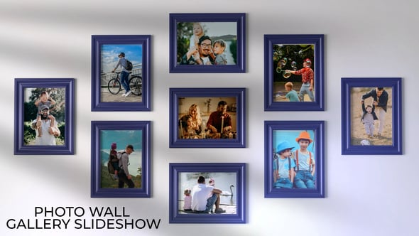 Videohive Wall Gallery Photo Slideshow