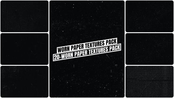 Videohive 20 Worn Paper Textures Pack