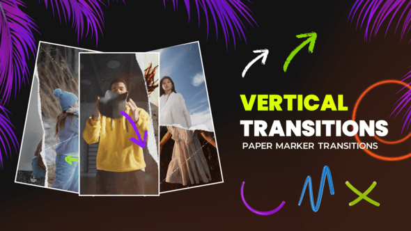 Videohive Vertical Transitions