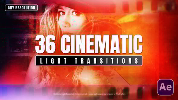 Videohive Cinematic Light Transitions 60506418