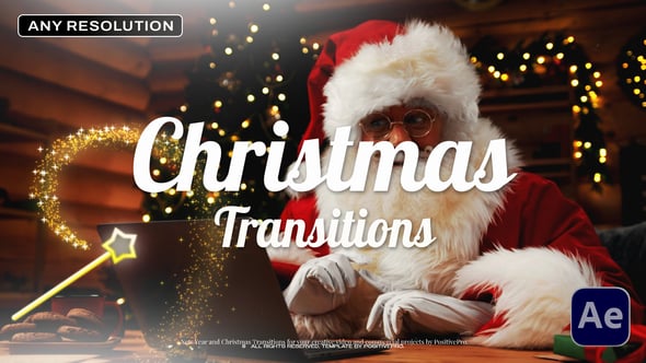Videohive Christmas Transitions