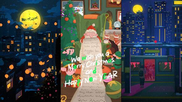 Videohive Trendy Vertical Christmas Stories