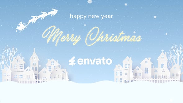 Videohive Christmas Card Logo