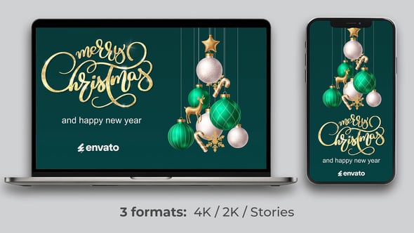 Videohive Merry Christmas Logo 60857034