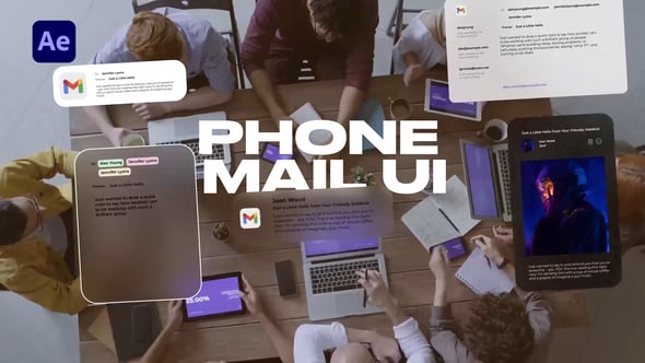 Videohive Phone Mail UI 58142340