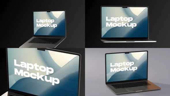 Videohive Laptop Mockup 60681315