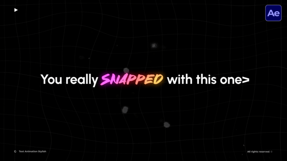 Videohive Text Animation Stylish  AE
