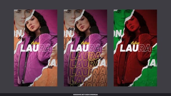 Videohive Paper Rip Stories