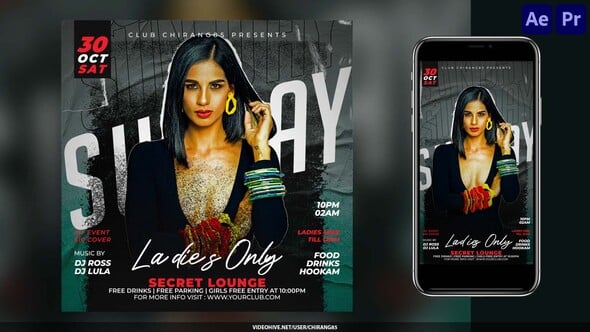 Videohive Night Club Flyer v32