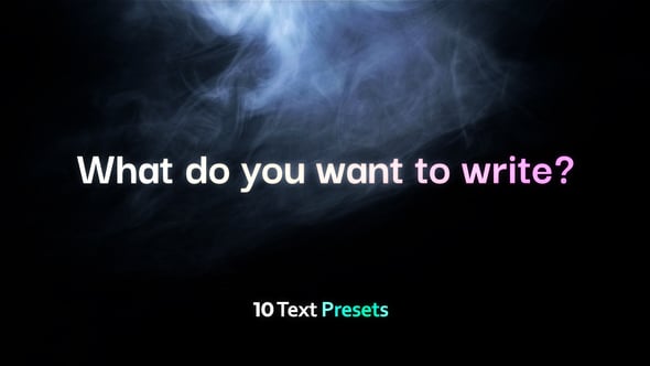 Videohive Text Scene