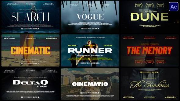 Videohive Cinematic Titles 60409029