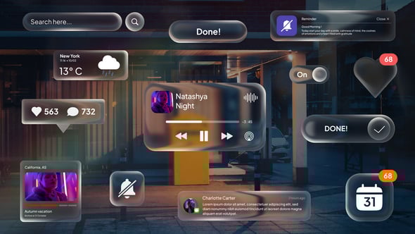 Videohive Liquid Interface Items