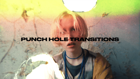 Videohive Punch Hole Transitions 60481669