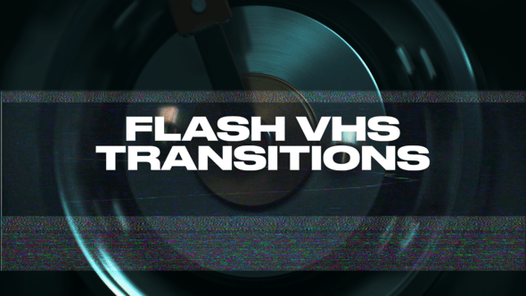 Videohive Flash VHS Transitions