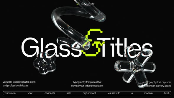 Videohive Reflected Typography