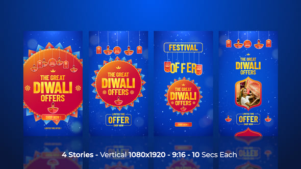 Videohive Diwali Festival Sale Stories