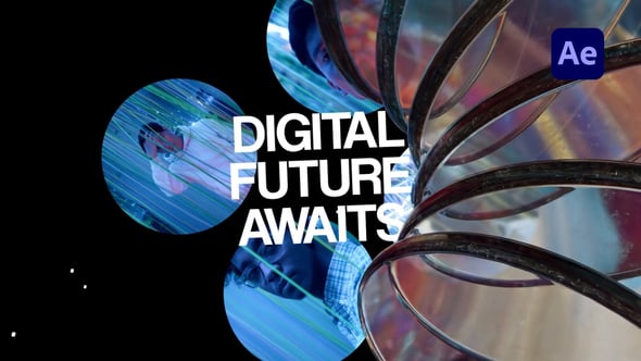 Videohive Nebula Glass Intro