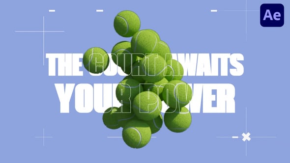 Videohive Smash It: Tennis Intro
