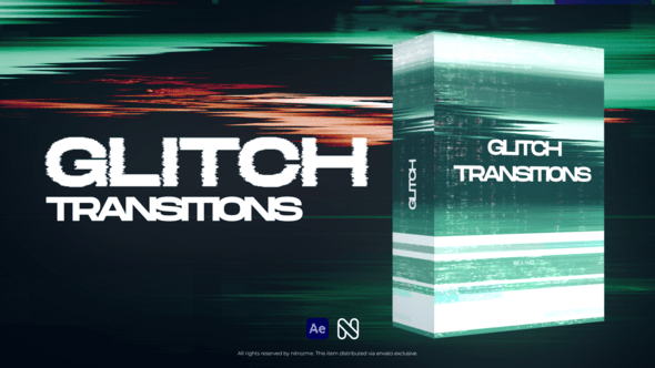 Videohive Glitch Transitions 60534776