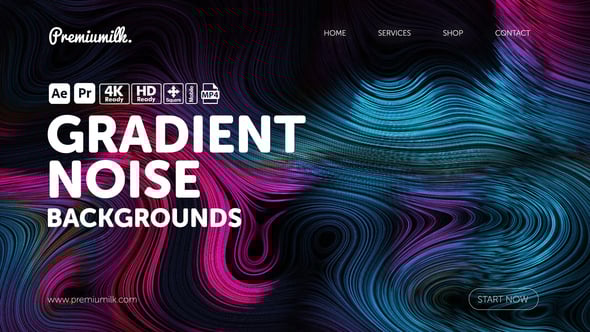 Videohive Gradient Noise Backgrounds