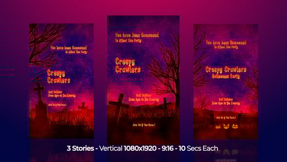 Videohive Halloween Instagram Stories 60456422