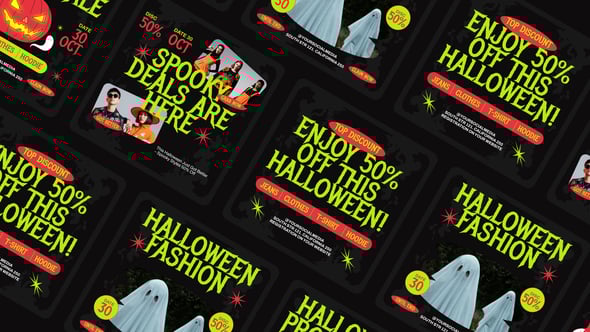 Videohive Halloween Social Media Promo