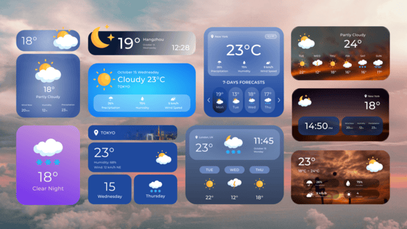 Videohive Weather Forecast Widget
