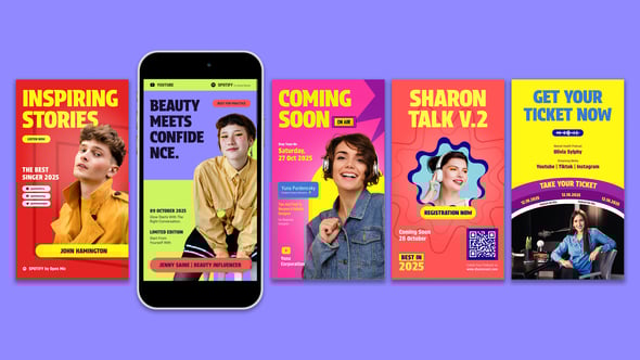 Videohive Podcast Instagram Story