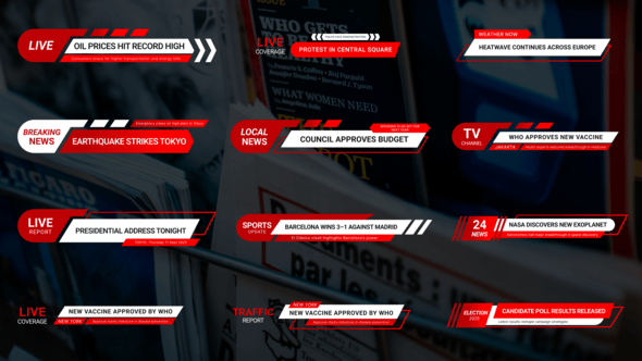 Videohive News Lower Thirds 60153550