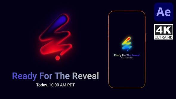 Videohive Heatmap Thermal Gradient Logo Reveal